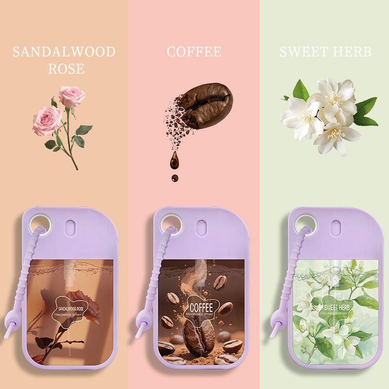 【Clearance Sale】Hydrating Hand Sanitizer Spray with Keychain Travel Size Scented Hand Sanitizer Spray Portable Pocket for Purse Backpack Outdoor Travel Adults Office Staff Teacher Nurse