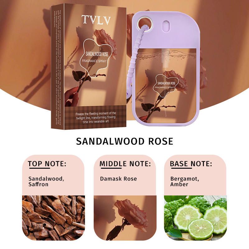 【Clearance Sale】Hydrating Hand Sanitizer Spray with Keychain Travel Size Scented Hand Sanitizer Spray Portable Pocket for Purse Backpack Outdoor Travel Adults Office Staff Teacher Nurse