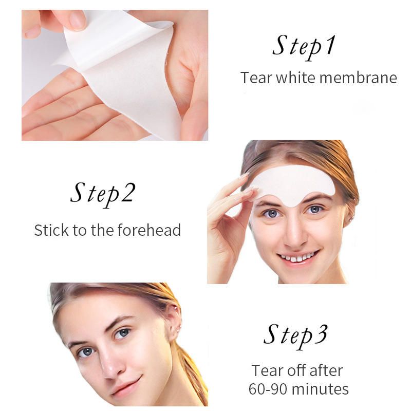 【Clearance Sale】10Pcs Forehead Wrinkle Patches, Anti-Wrinkle Facial Patches, Wrinkles Treatment Patches, Girls Women for Face Overnight to Smoothing Fine Frown Lines