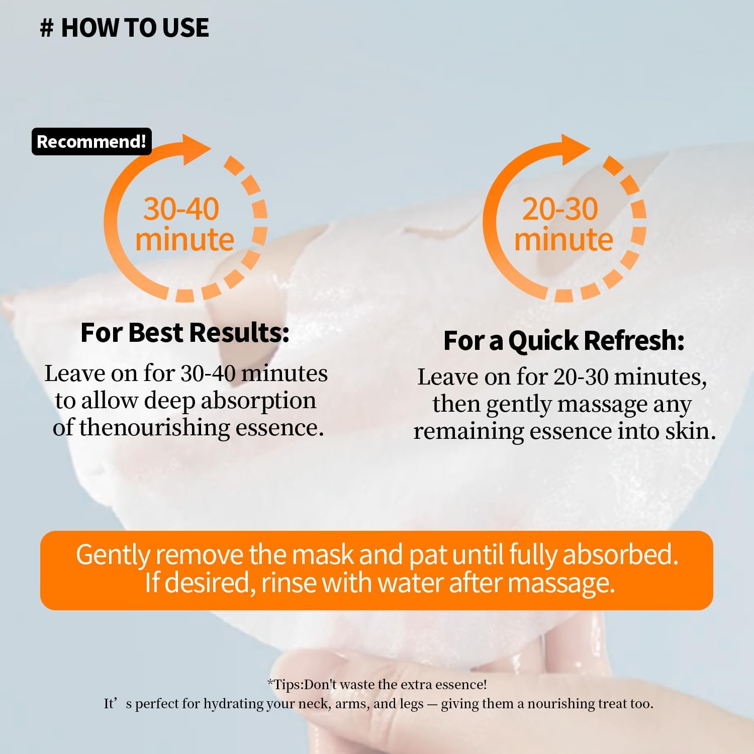 【Clearance Sale】Firming Face Sheet Masks (5 Sheets) With Hyaluronic Acid And Peptides, Anti Wrinkle, Moisturising & Hydrating face mask, Sheet Face Mask Skincare