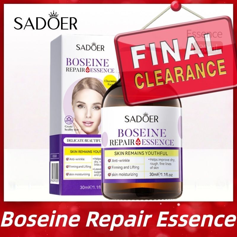 【Clearance Sale】SADOER 30ml Boseine Repair Essence,Moisturizing Retinol Boseine Kojic Acid Anti Aging Essence Wrinkle Skin Care Facial Serum