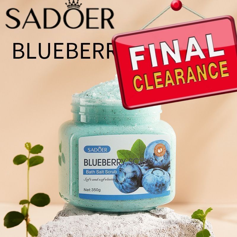 【Clearance Sale】SADOER Premium Body Scrub to Exfoliate & Moisturize Skin,Deep Cleansing Body Exfoliator Scrub for Men & Women,Long Lasting Hydrating Smooth exfoliating Body Salt Scrub