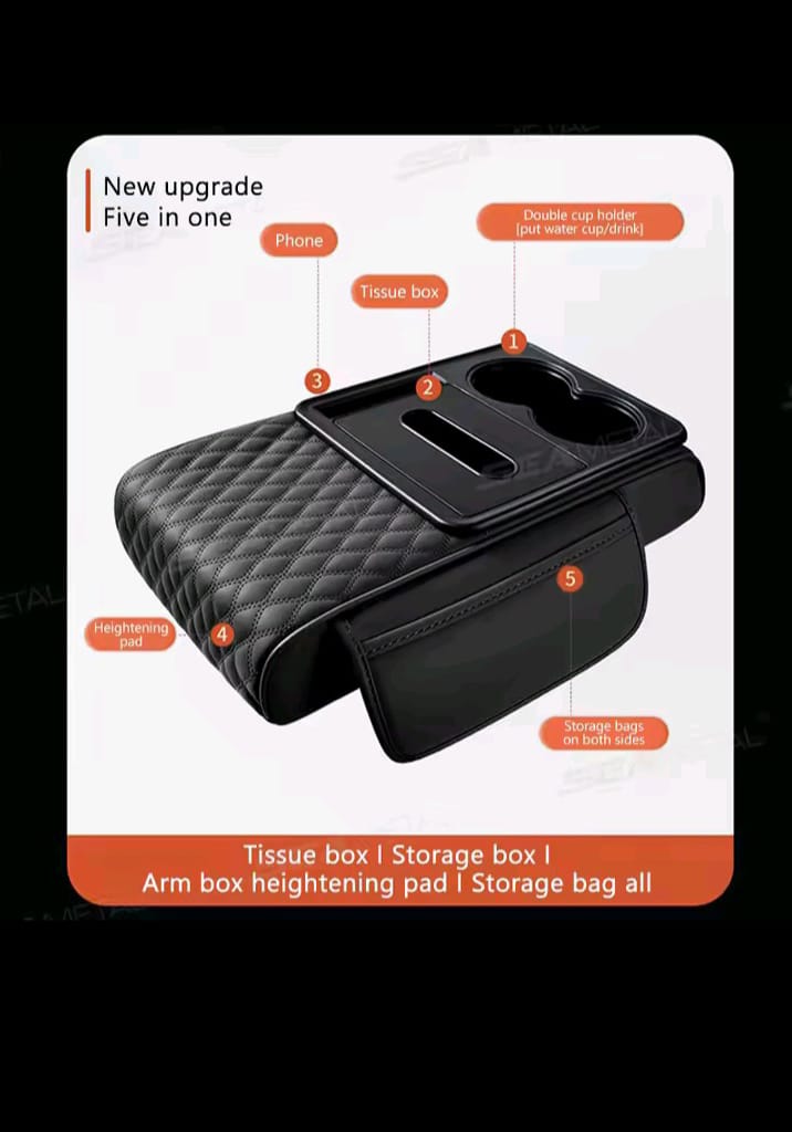 5-in-1 Car Armrest Cushion Elbow Support