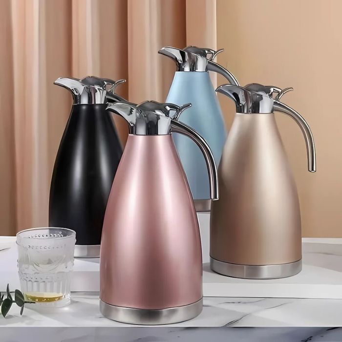 Jamespot JP Series High-Grade Stainless Steel Vacuum Flask – Double Wall Insulated, Keeps Drinks Hot or Cold for 12–24 Hours – Durable Leak-Proof Travel Thermos for Home, Office, or Outdoor Use