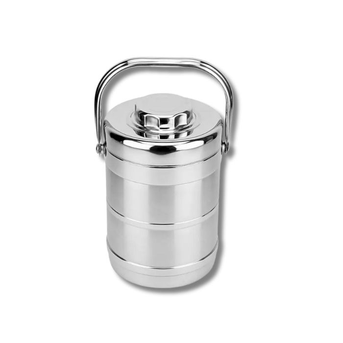 Jamespot Premium Stainless Steel Hot Food Storage Pot (6L) – Double Wall Insulated, Keeps Food Hot for Hours – Durable, Leak-Proof Thermal Cooker for Home, Travel, or Outdoor Use