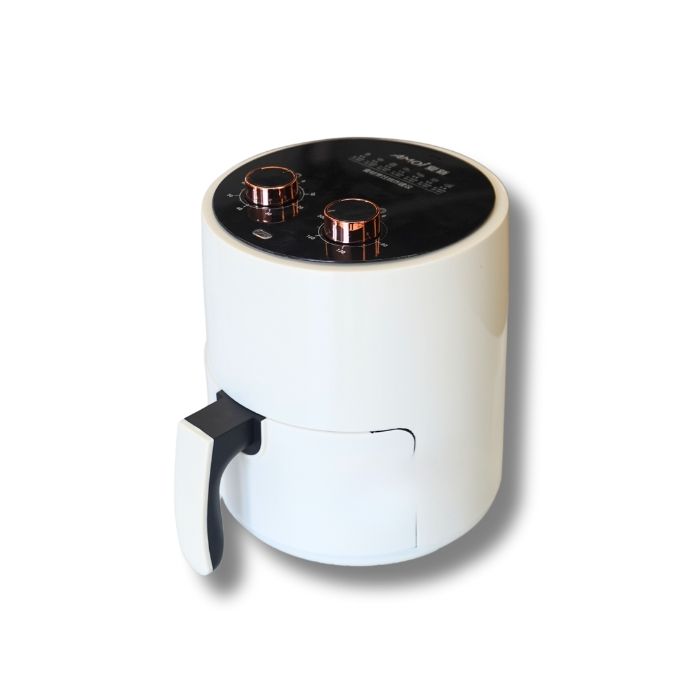 Amoi Double-Button 6.5 L Air Fryer – Large Capacity Non-Stick, 1650 W Oil‑Free Cooker with Timer & Temperature Control, Cool-Touch Handle & Dishwasher-Safe Basket