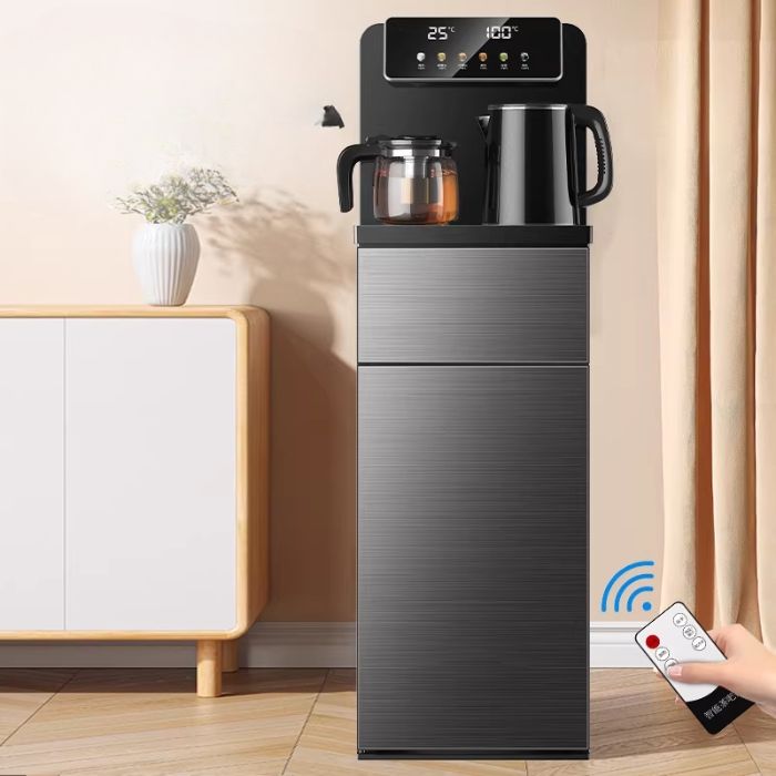 Aiangal Smart Tea Bar Machine – Automatic Hot & Cold Water Dispenser with Touch Control, Dual Kettles & 1250W Heating – Office & Home Tea Bar