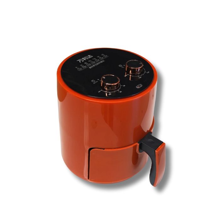 Wanlida 6 L Double-Button Air Fryer – 1200 W Large-Capacity Oil-Free Cooker with Dual Knob Controls & Non-Stick Basket