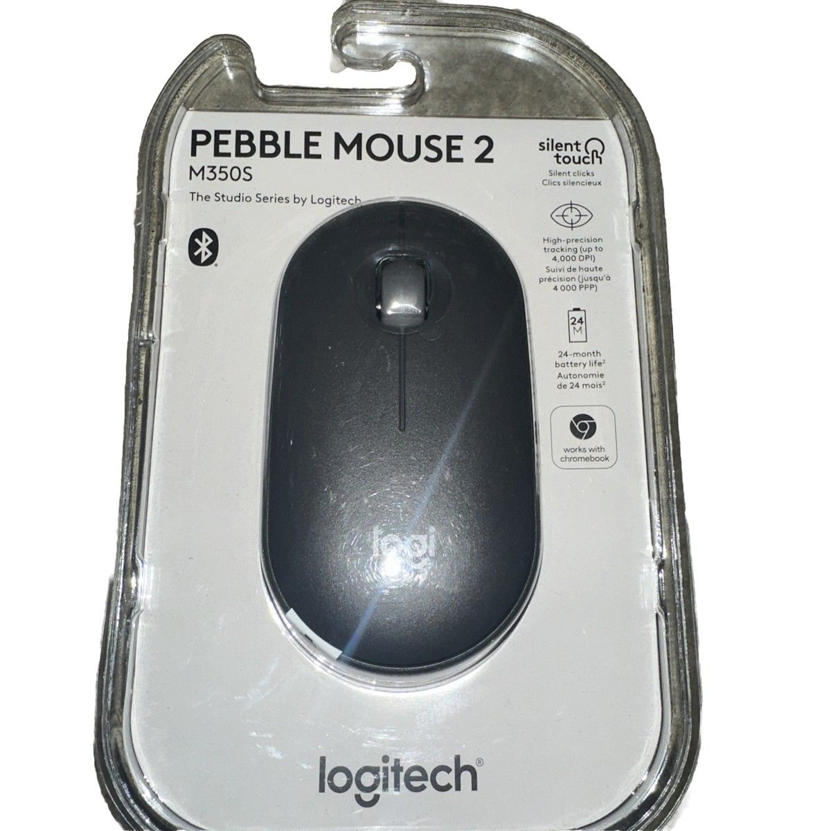 Logitech M350 Pebble 2 Black Mouse
