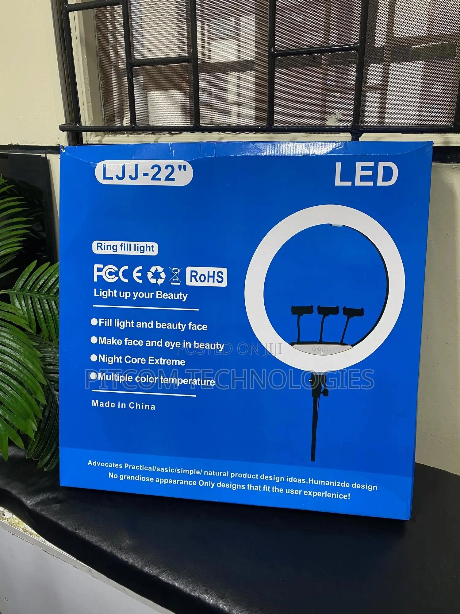 💡📸 LJJ Professional LED Ring Light – Available in 18” & 22” with Tripod, Phone Holders & Multiple Light Modes 🔥❄️