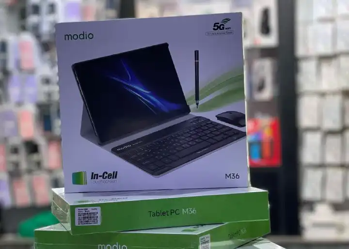 [ Clearance Sale] 📱 Modio M36 10.1” Android Tablet – 5G Wi-Fi, 512GB ROM, 12GB RAM, In-Cell Touch, Free Keyboard, Stylus & Mouse – Tablet PC Combo Set 🎁🔥