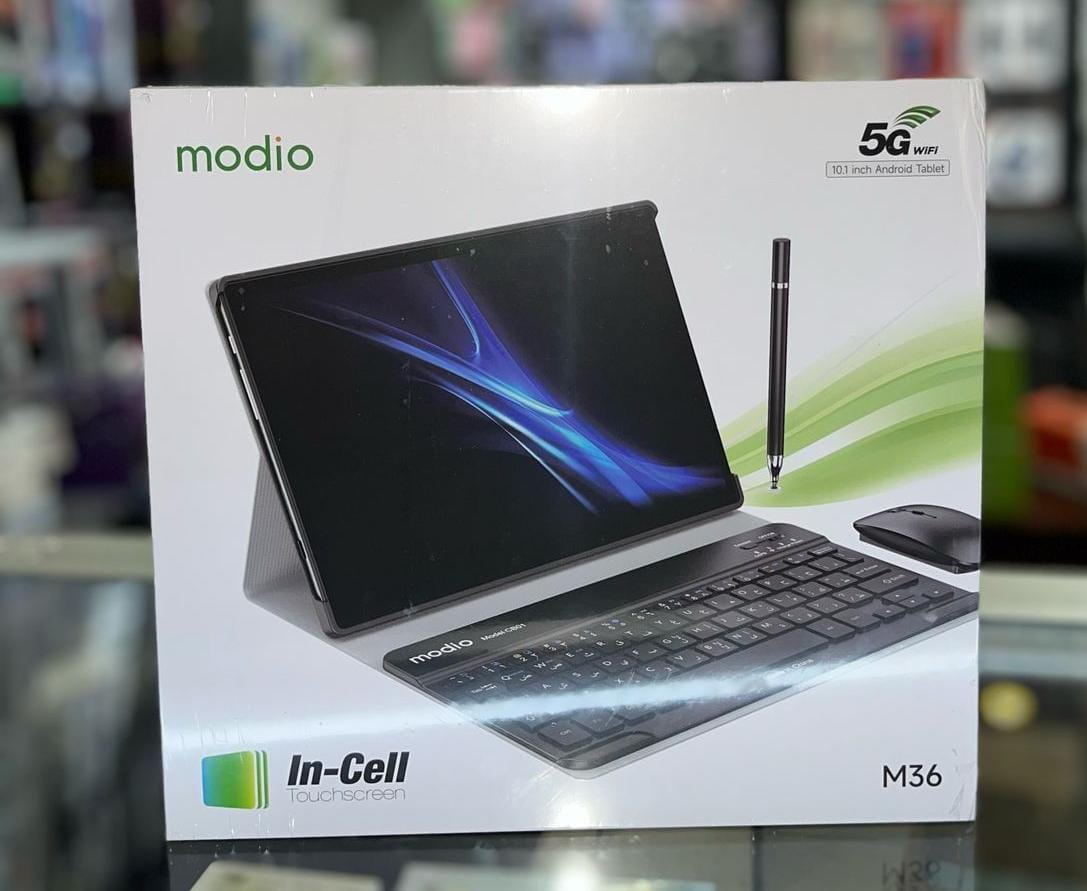 [ Clearance Sale] 📱 Modio M36 10.1” Android Tablet – 5G Wi-Fi, 512GB ROM, 12GB RAM, In-Cell Touch, Free Keyboard, Stylus & Mouse – Tablet PC Combo Set 🎁🔥