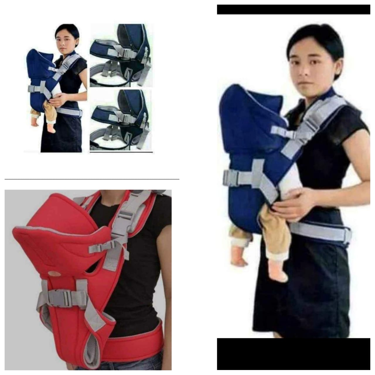 👶 Premium 2-in-1 Ergonomic Baby Carrier Knapsack with Hip Seat, Mesh Ventilation, Sun Hat & Storage – Ideal for 2 to 36 Months (Up to 20kg)