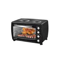 🔥 Nunix 40L Electric Rotisserie Oven 🍗 With Double Hot Plate & 4 Control Knobs – E40-RH 🍕🍖🥘