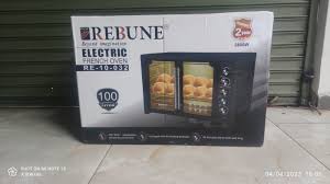 REBUNE  Electric French Oven Conventional, Rotisserie 🍖, Baking Tray 🍕, Big Size, Commercial Capacity 🏢, 2-Year Warranty 🛡️, 2800W ⚡, 100L or 120l 🏠