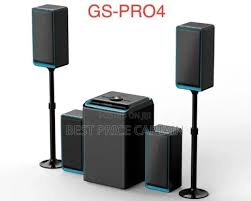 4.1ch Globalstar Pro 4 Multimedia Sound System with Subwoofer and woofer – Surround Sound for Home Theater, Gaming, and Music 🎶