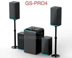 4.1ch Globalstar Pro 4 Multimedia Sound System with Subwoofer and woofer – Surround Sound for Home Theater, Gaming, and Music 🎶