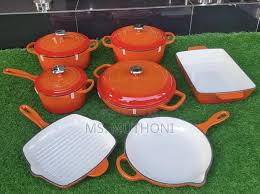 🍳✨ Original Premium 11PCS Enamel Cast Iron Cookware Set 🥘🔥 – Complete Kitchen cooking pots Collection | Heavy-Duty