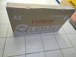 [New Model]  VITRON 43-Inch QLED Smart Android TV  📺✨ | Full HD 1080P | Wi-Fi 🌐 | HDMI 🎮 | USB 💾 | Netflix 🎬 | YouTube ▶️ | Bluetooth 🔊 | Sleek Frameless Design 🖤 | 14-Month Warranty