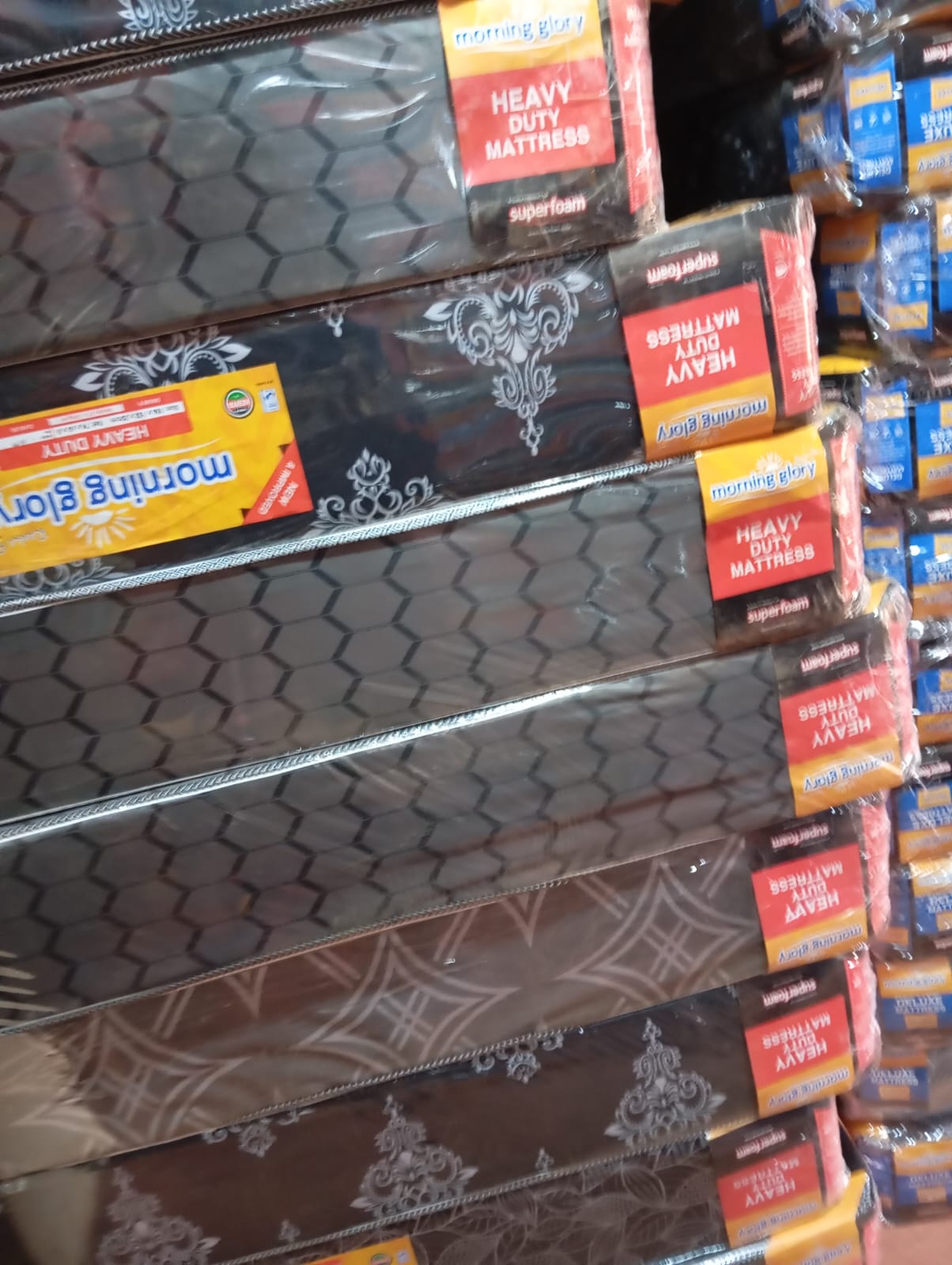 🌟🛏️Premium Morning Glory 8-Inch Quilted Heavy Duty Superfoam Mattress – All Sizes Available (3by6, 3.5by6, 4by6, 5by6, 6by6) – Built to Last, Designed for Comfort! 🛏️🌟