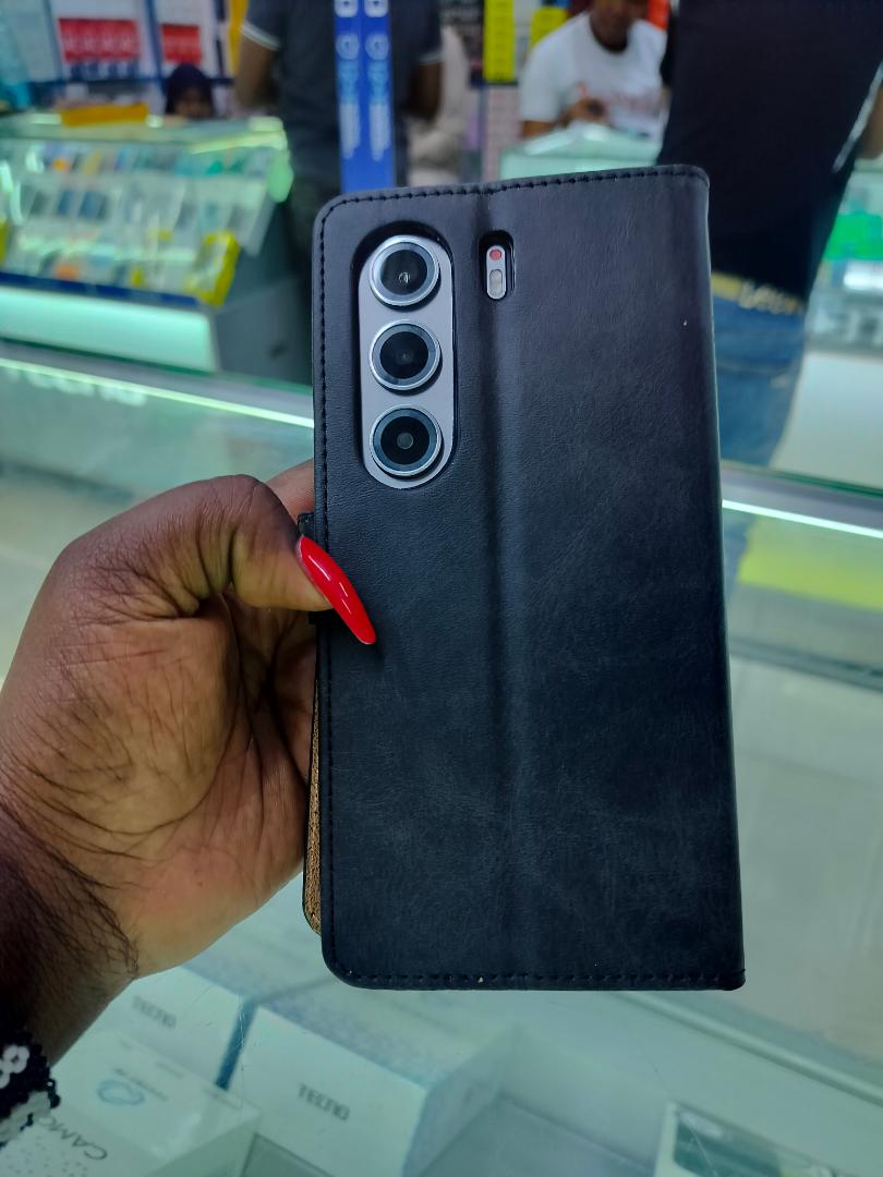 flip leather cover  for TECNO CAMON 40/TECNO CAMON 40 pro full-body protection  strong anti fall shock proof wallet + box design