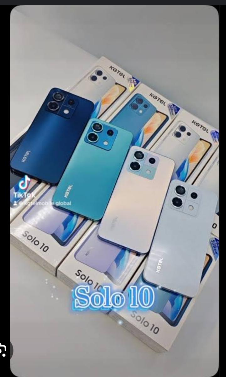 Kgtel solo 10  64 GB storage  5(2+3) Ram 5000mah  dual SIM 13mp +8mp camera 6.6inch side fingerprint quality and affordable smart phone