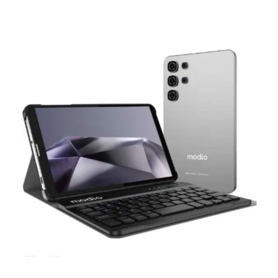 MODIO TABLET PC M132 8INCH HIGH DEFINITION DUAL SIMCARDS 5MP FRONT CAMERA 13MP REAR CAMERA  5000MAH HIGH CAPACITY LONG LASTING BATTERY SUPPORT MULTIPLE LANGUAGES HAS KEYBOARD AND MOUSE  AMAZING DESIGN