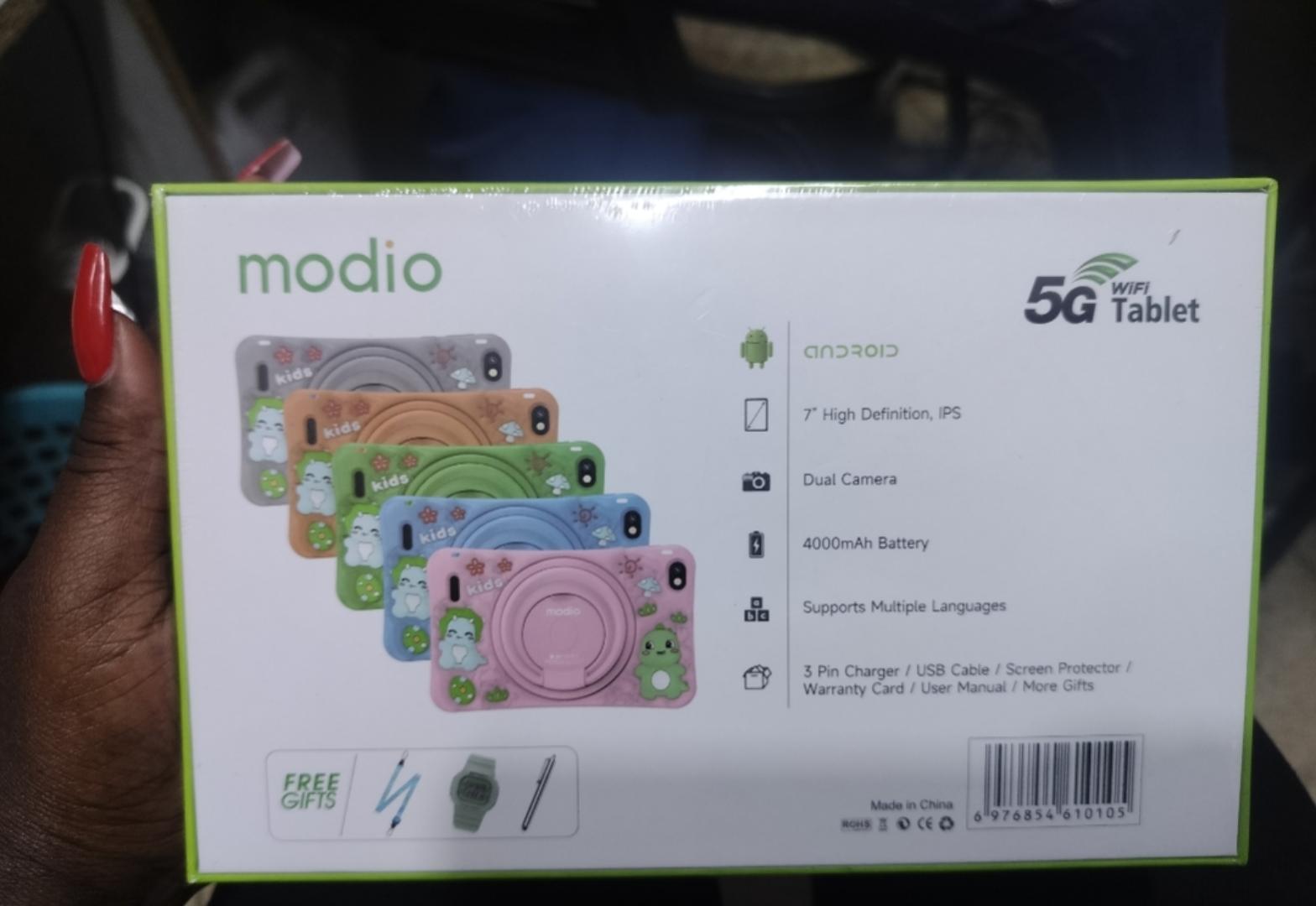 Modio M796 Kids Android Tablet

6GB RAM + 256GB Storage, 7-Inch Educational and Entertainment Device with Parental Controls 7-inch HD display 5G WIFI connectivity 4000mAh battery ANDROID TABLETS