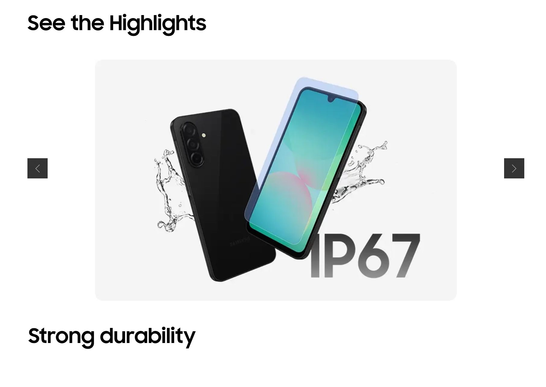 [Anniversary Sale] Samsung Galaxy A26 5G 256GB+8GB 6.7" 120Hz AMOLED Display 50MP Triple Camera Android 15 Exynos 1380 (5nm) IP67 Dust Water Resistant 5000mAh 25W Type-C Charge Smart Phones phone