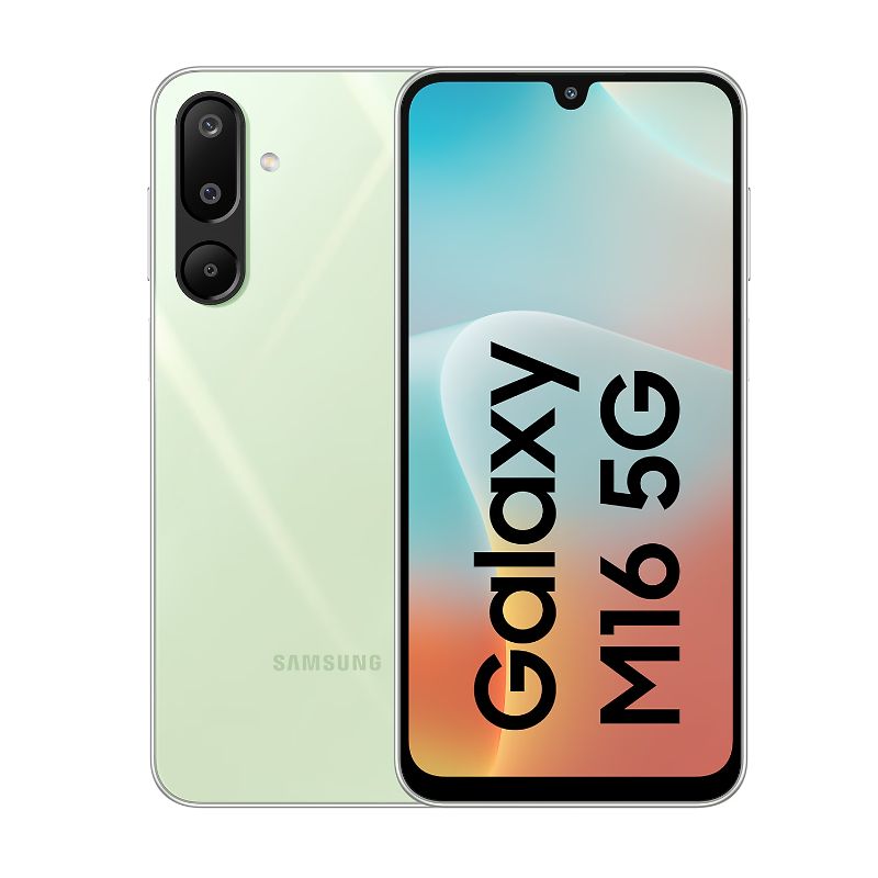 [Anniversary Sale] Samsung Galaxy M16 5G 128GB+6GB 6.7" Super AMOLED Display 50MP+13MP Camera 5000mAh Battery 25W Fast Charging IP54Dust/Water Resistant NFC Support Smartphone A56