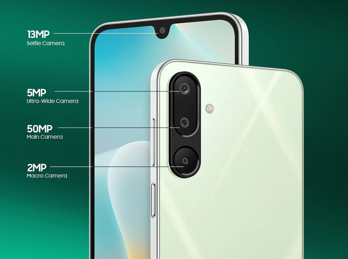 [Anniversary Sale] Samsung Galaxy M16 5G 128GB+6GB 6.7" Super AMOLED Display 50MP+13MP Camera 5000mAh Battery 25W Fast Charging IP54Dust/Water Resistant NFC Support Smartphone A56