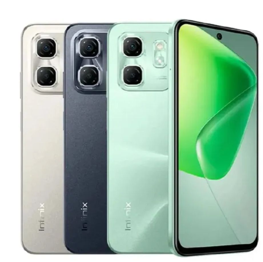 [Anniversary Sale] Infinix Hot 50i 128GB + 6GB 6.7" Screen Phone Dual SIM 4G Network 5000mAh Battery with 18W Type-C Charging 48MP Camera Fingerprint Lock G81 Smartphones IP54 Dust/Water Resistance