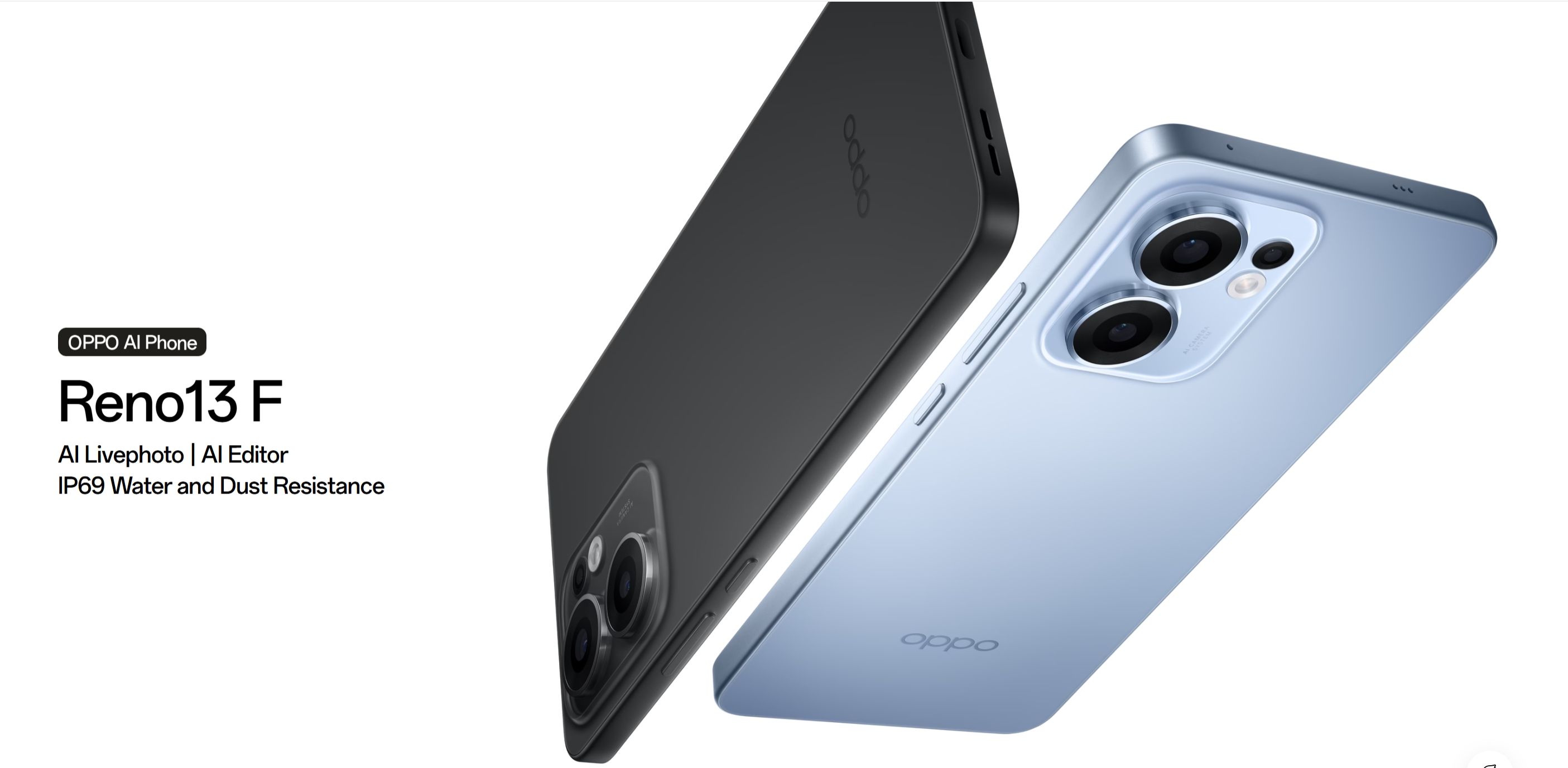 [Anniversary Sale] Oppo Reno 13F 8GB+256GB 6.67 Inches AMOLED 120Hz Display 50MP+32MP Front and Back Camera 5800mAh Battery 45W Fast Charge IP69 Dust/Water Resistant SmartPhone Tecno Camon 40 Pro