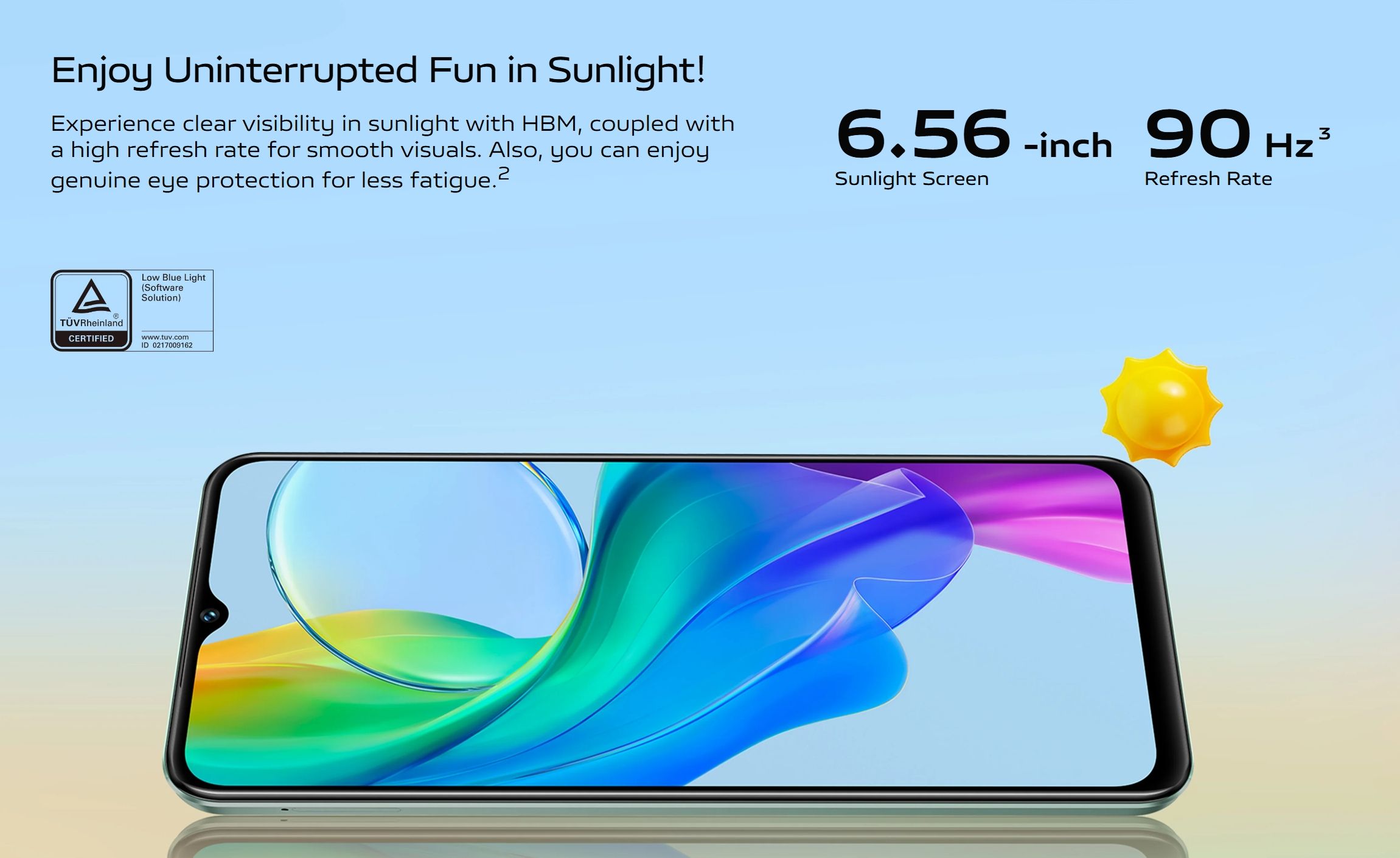 [Anniversary Sale] Vivo Y03 128GB+8GB[4+4] 6.56" 90Hz Display Android 4G 5000mAh Smart Phones phone IP54 Dust/Water Resistant MTK Helio G85 Processor 13MP Camera 15W Fast Charging Smartphone