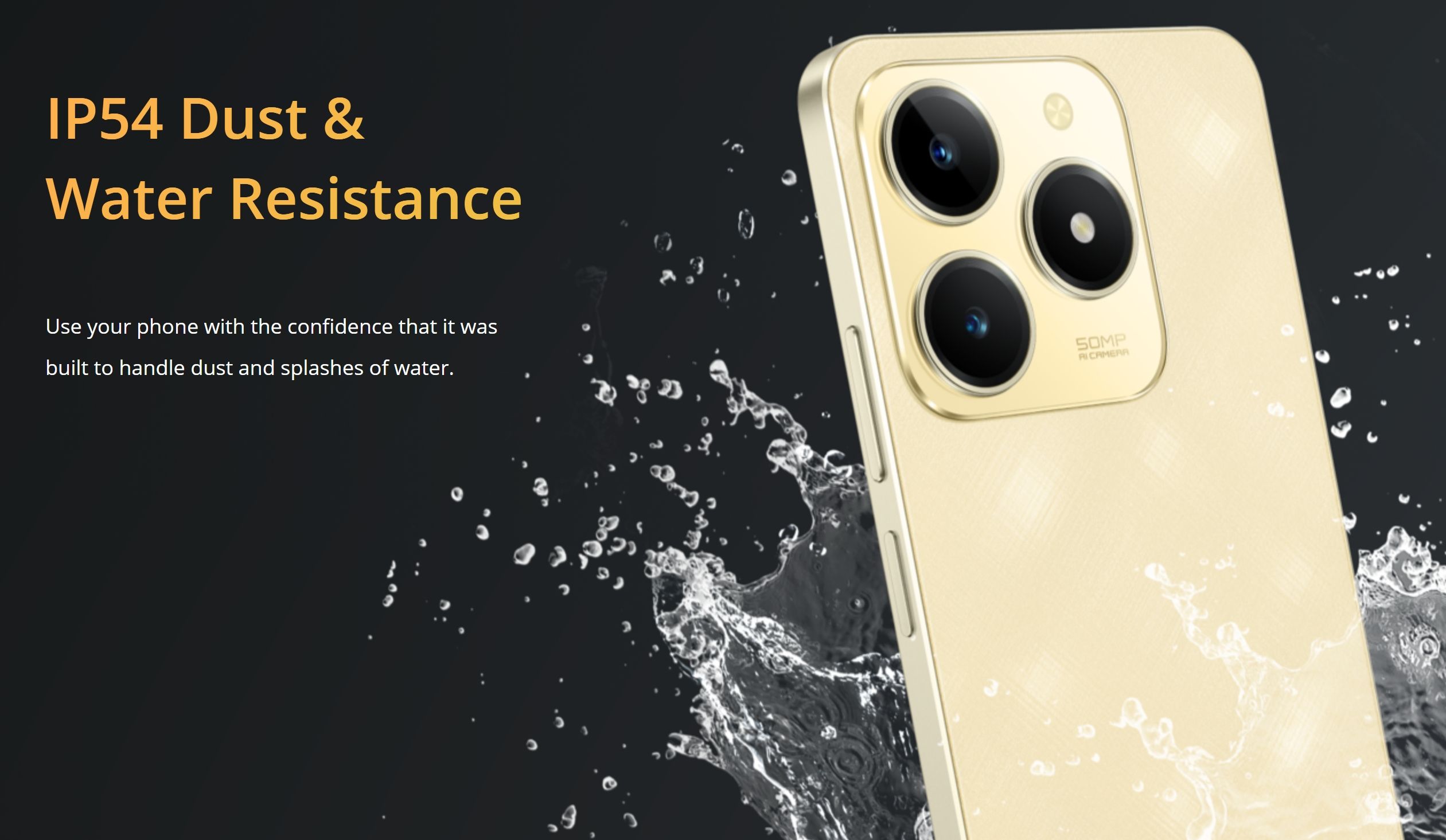 [Anniversary Sale] Realme C61 256GB+8GB 6.74" IPS LCD Display Dual Sim 50MP Camera 5000mAh Battery IP54 Dust/Water Resistant 15W Fast Charging Android Smartphone