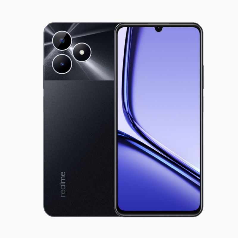 [Anniversary Sale] Brand New Realme Note 50 64GB ROM + 3GB RAM 6.74" 90Hz Type-C 3-Card Slot Ultra Slim Side Fingerprint IP54 Dust/Water Resistant Smart Phones phone Dual Sim