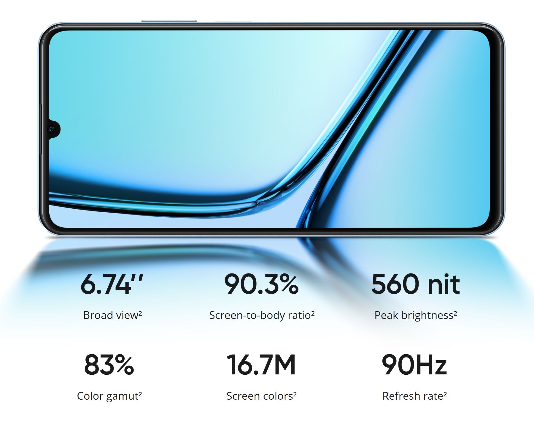 [Anniversary Sale] Brand New Realme Note 50 64GB ROM + 3GB RAM 6.74" 90Hz Type-C 3-Card Slot Ultra Slim Side Fingerprint IP54 Dust/Water Resistant Smart Phones phone Dual Sim