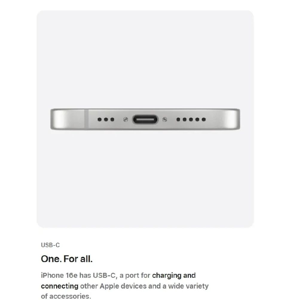 [Anniversary Sale] Apple iPhone 16e 128GB+8GB 6.1" Super Retina XDR OLED Display 48MP+12MP Cameras 4005mAh Battery Face ID IP68 Dust/Water Resistant Ceramic Shield Apple A18 Bionic iOS Smart Phone