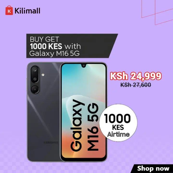 [Anniversary Sale] Samsung Galaxy M16 5G 128GB+6GB 6.7" Super AMOLED Display 50MP+13MP Camera 5000mAh Battery 25W Fast Charging IP54Dust/Water Resistant NFC Support Smartphone A56