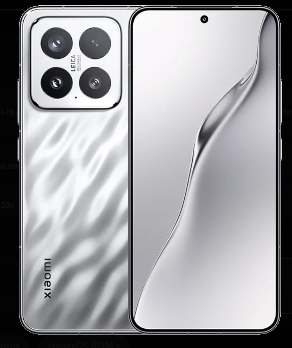 Xiaomi 15 12GB+512GB 6.36" HDR10+ LTPO AMOLED 120Hz Display 50MP Camera 5240mAh Battery 90W Wired Charging 50W Wireless Charging Snapdragon 8 Elite IP68 Redmi Note 14 Pro Plus Smartphone