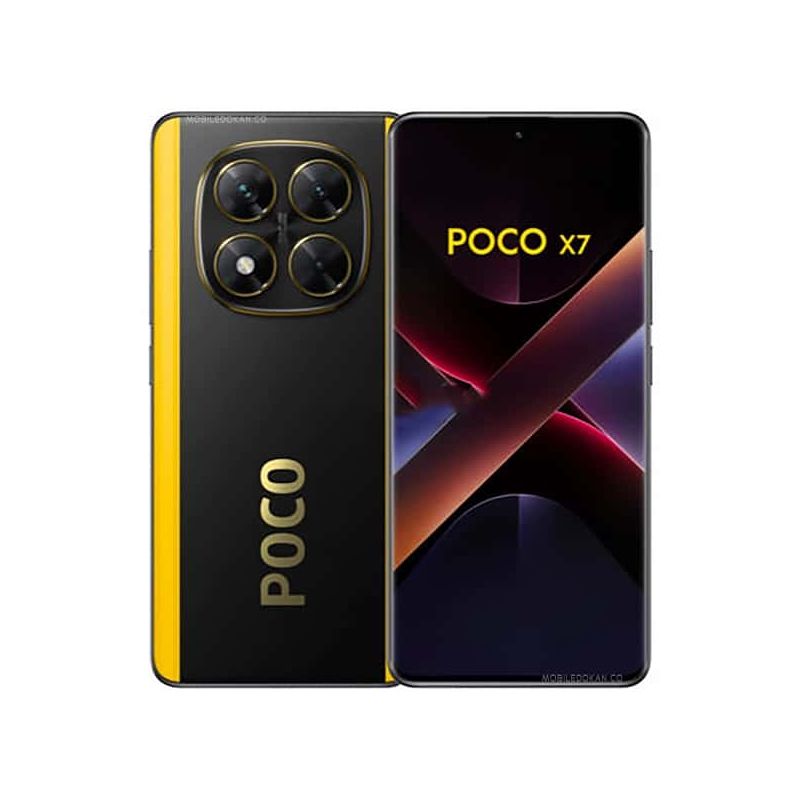 Xiaomi POCO X7 5G 512GB+12GB 6.67" Curved AMOLED 120Hz Display 50MP Camera 5110mAh Battery 45W Fast Charging IP68 Corning Gorilla Glass Victus 2 Dual SIM+e-SIM Redmi Note 14 Pro+ Plus SmartPhone