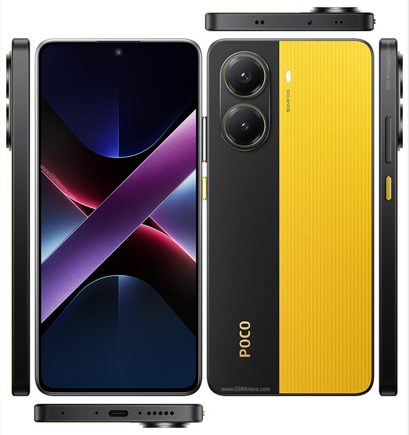 Xiaomi POCO X7 Pro 5G 512GB+12GB 6.67" AMOLED 120Hz Display 50MP Camera 6000mAh Battery 90W Fast Charging IP68/69 Corning Gorilla Glass 7i Dual SIM+e-SIM Redmi Note 14 Pro+ Plus SmartPhone