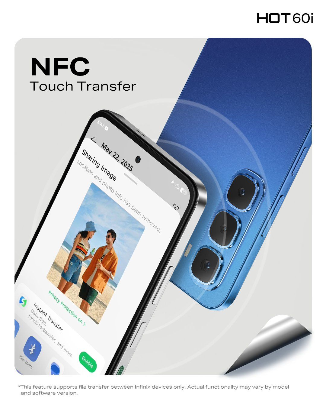 [New Arrival] Infinix Hot 60i 256GB+8GB 6.7" IPS LCD 120Hz Display 50MP Camera 5160mAh Battery 45W Fast Charging IP64 Dust/Water Resistant Dual SIM MTK Helio G81 Ultimate Bypass Charging AI Smartphone