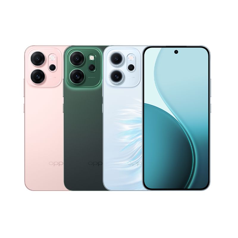 [New Arrival] Oppo Reno 14F 5G 512GB+12GB 6.57" 120Hz AMOLED 1400nits Display 50MP Rear Camera 6000mAh Battery 45W Fast Charging Superb Snapdragon 6 Gen 1 SoC IP68/69 Oppo Reno 14 F AI Smartphone