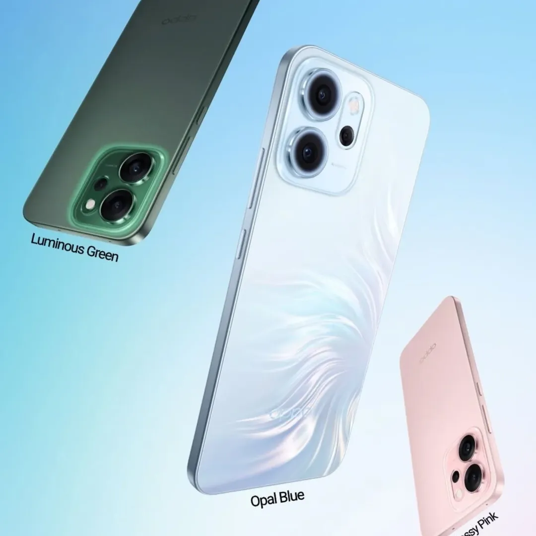 [New Arrival] Oppo Reno 14F 5G 512GB+12GB 6.57" 120Hz AMOLED 1400nits Display 50MP Rear Camera 6000mAh Battery 45W Fast Charging Superb Snapdragon 6 Gen 1 SoC IP68/69 Oppo Reno 14 F AI Smartphone