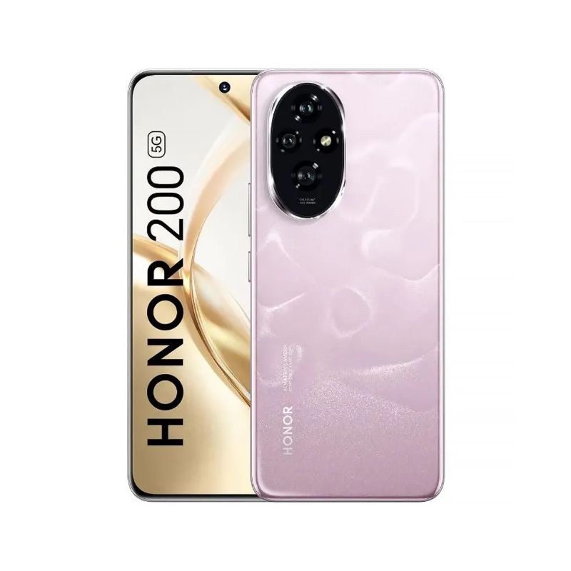 [Limited-Time-Deal] Honor 200 5G 256GB+8GB 6.7" Quad Curved OLED Display 50MP+50MP Camera 5200mAh Battery 100W Fast Charging e-SIM Snapdragon 7 Gen 3 SoC Under-Display Fingerprint AI Smartphones