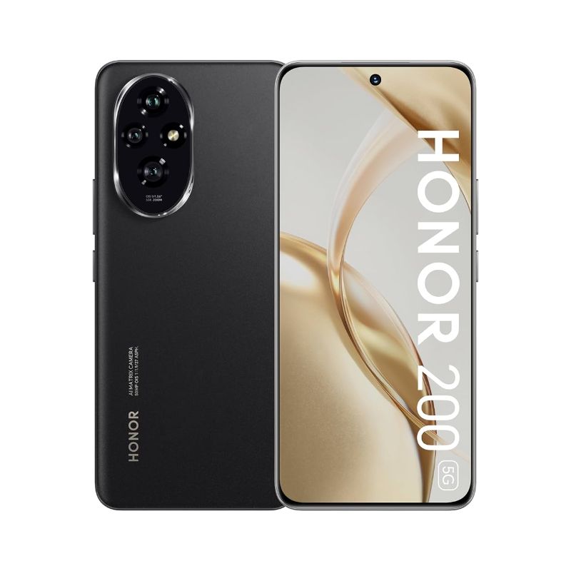 [Limited-Time-Deal] Honor 200 5G 256GB+8GB 6.7" Quad Curved OLED Display 50MP+50MP Camera 5200mAh Battery 100W Fast Charging e-SIM Snapdragon 7 Gen 3 SoC Under-Display Fingerprint AI Smartphones