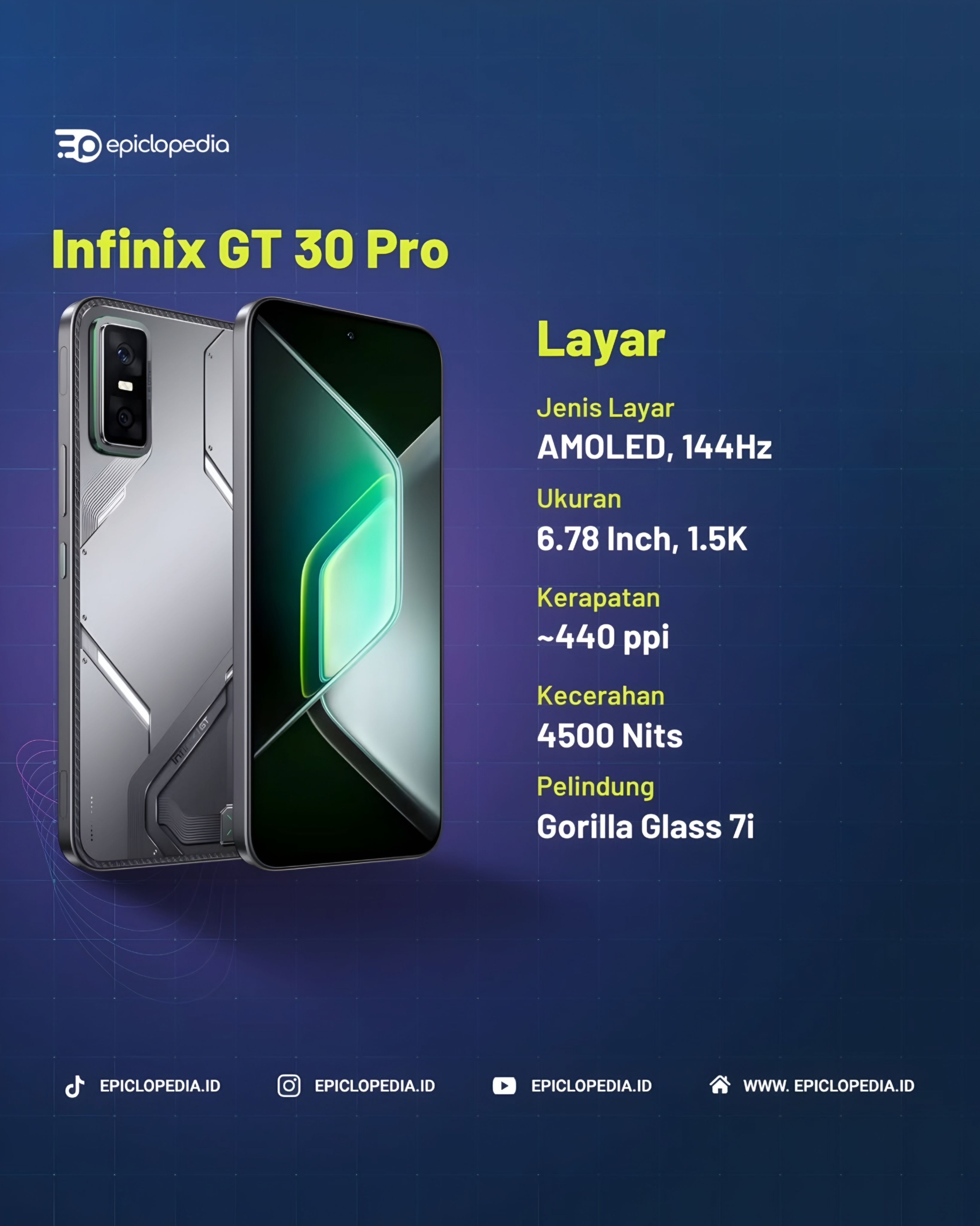 [New Arrival] Infinix GT 30 Pro 5G 256GB+12GB 6.78" 144Hz AMOLED Display 108MP Camera 5500mAh Battery 45W Super-Fast Charging 30W Wireless Dimensity 8350 Ultimate On-Screen Fingerprint AI Smartphone