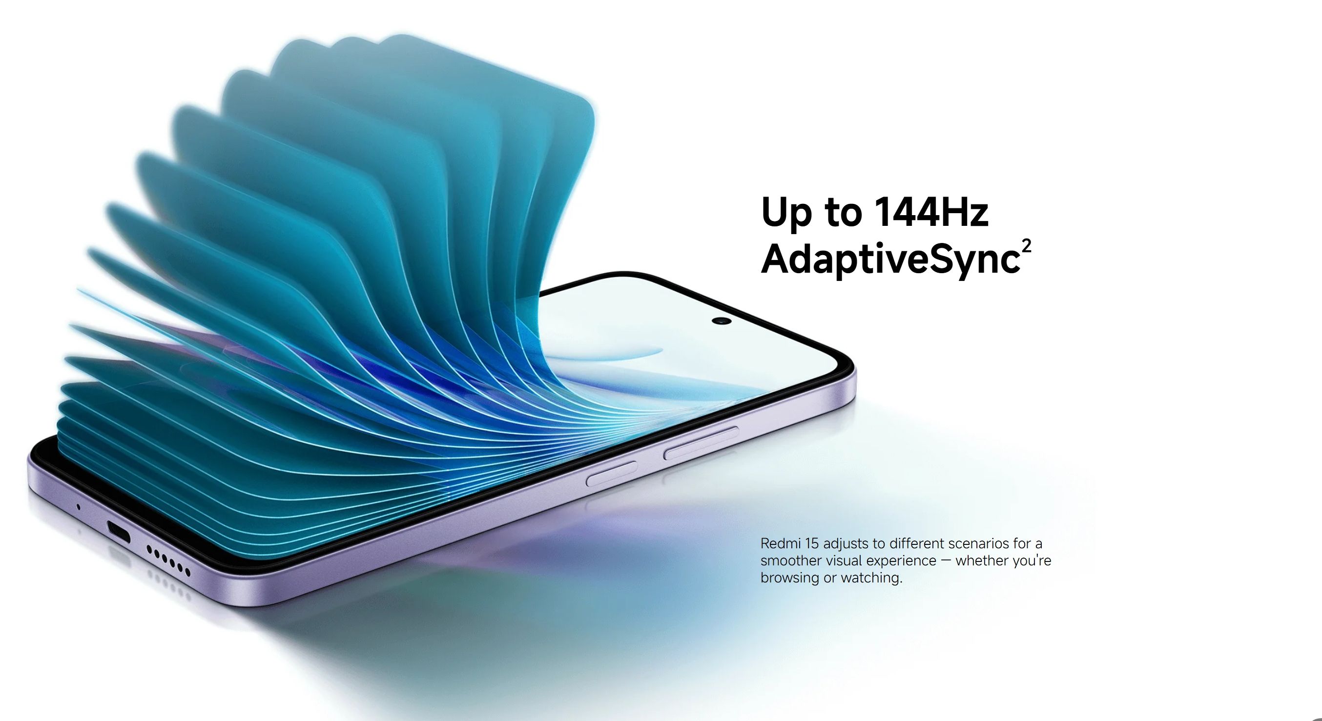 [New Arrival] XIAOMI Redmi 15 256GB+16(8+8)GB 6.9 Inch 144Hz IPS LCD Display 50MP Camera 7000mAh Battery 33W Fast Charging IP64 Dust/Water Resistant Dual SIM Snapdragon 685 SoC AI Smartphones Redmi 13