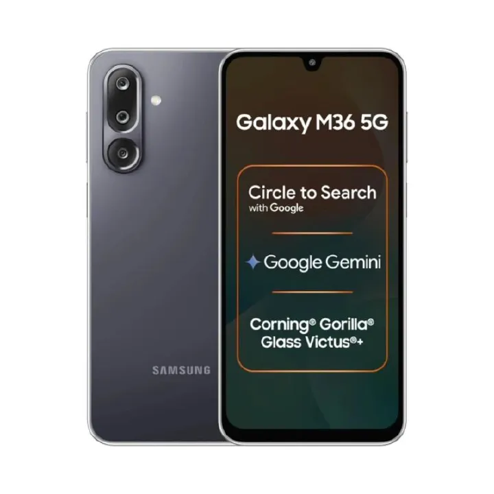 [Black Friday Deal] Samsung Galaxy M36 5G 128GB+12(6+6)GB 6.6" 120Hz Super AMOLED Display Dual SIM (50+8+2)MP Camera 5000mAh Battery 25W Charge Corning Gorilla Glass Galaxy AI Smartphone M35